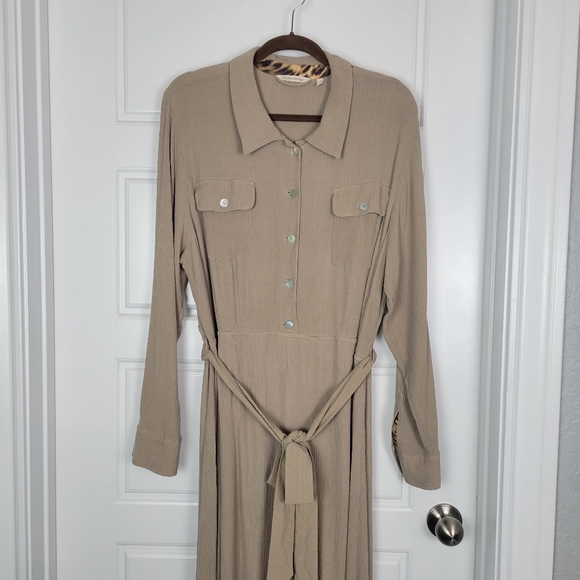 Soft Surroundings Women's Savanna tan maxi dress size 2X - Picture 3 of 8
